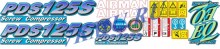 Стикеры для компрессора Airmann PDS125S
