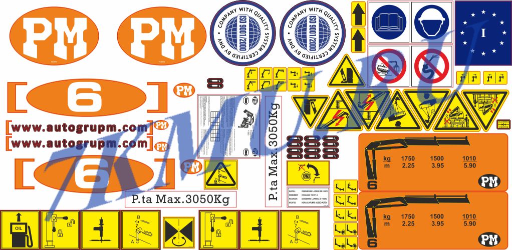 Наклейки КМУ PM 6