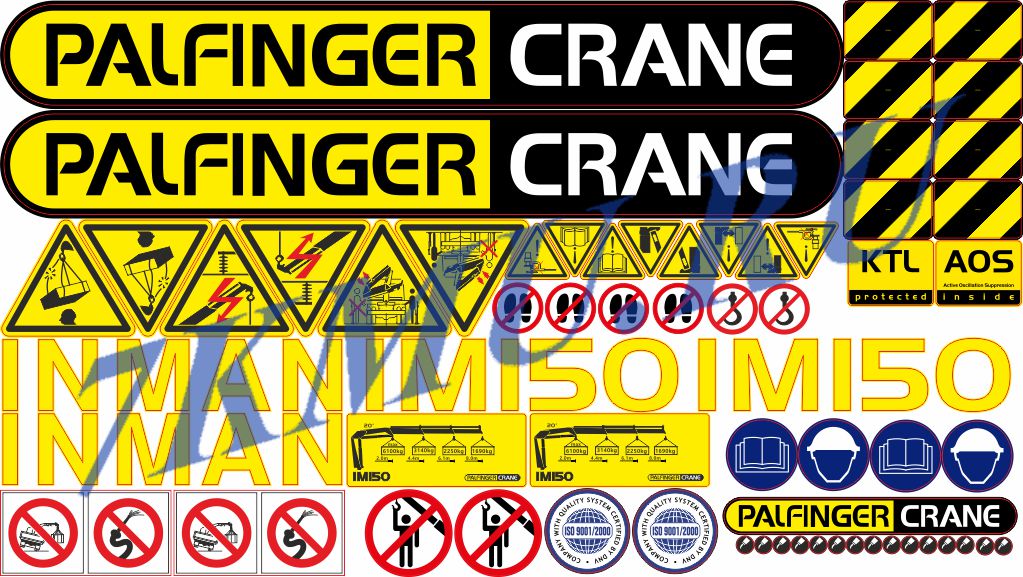 Cтикеры для Палфингер Inman IM150