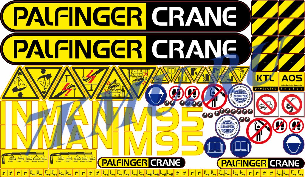 Cтикеры для Палфингер Inman IM95