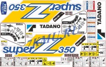 Комплект наклеек для КМУ Tadano Super Z350