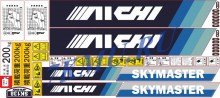 Комплект наклееек для автовышки Aichi SК138