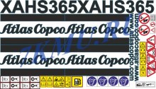 Стикеры на компрессор Atlas Copco Xahs365