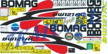 Набор стикеров для Бомаг BW121AC