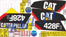 Стикеры для Сaterpilar 428F2