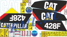 Стикеры для Сaterpilar 428F