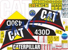Стикеры для Сaterpilar 430D