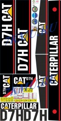 Стикеры для Катерпилар D7H