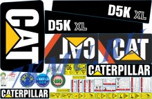 Стикеры для Сaterpilar D5K XL