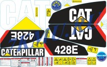 Стикеры для Сaterpilar 428E
