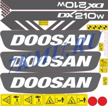Стикеры для Doosan 210w