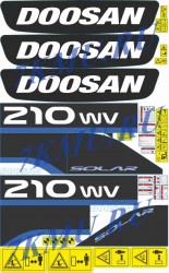 Стикеры для Doosan 210wv
