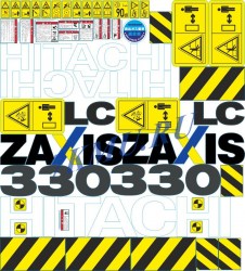 Наклейки Hitachi ZX330LC