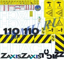Стикеры Хитачи Hitachi ZX110US