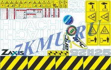 Стикеры Хитачи Hitachi ZX125US