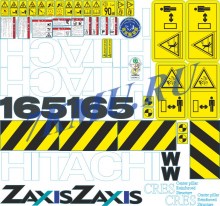 Стикеры Хитачи Hitachi ZX165W