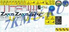 Наклейки Hitachi ZX35U