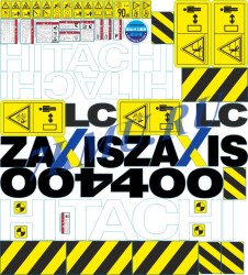 Наклейки Хитачи ZX400LC