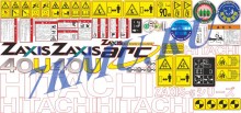 Наклейки Hitachi ZX40U