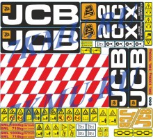 Наклейки JCB 2CX super sitemaster