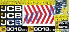 Наклейки JCB 8018 cts