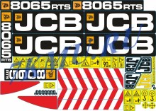 Наклейки JCB 8065RTS