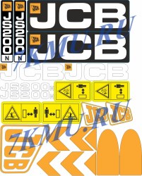 Наклейки JCB 200n