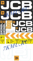 Стикеры  для экскаваторов JCB JS205NLC