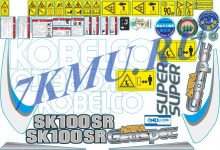 Наклейки Kobelco SK100SR