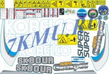 Наклейки Kobelco SK80SR