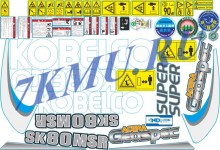 Наклейки Kobelco SK80MSR