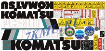 Наклейки Komatsu  PC38UU
