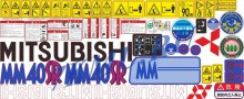 Стикеры для Mitsubishi MM40SR