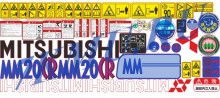 Стикеры для Mitsubishi MM20СR
