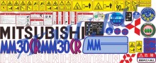 Стикеры для Mitsubishi MM30СR