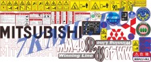 Стикеры для Mitsubishi MM40SR