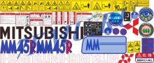 Стикеры для Mitsubishi MM45R