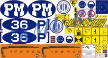 Наклейки КМУ PM 36