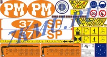 Наклейки КМУ PM 37SP