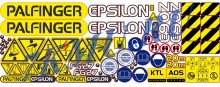 Комплект наклеек для КМУ Palfinger Epsilon E90Z