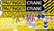 Комплект наклеек для КМУ Palfinger PK10000