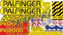 Комплект наклеек для КМУ Palfinger PK12000