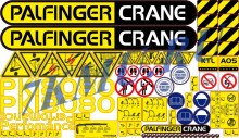 Комплект наклеек для КМУ Palfinger PK18080