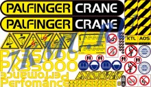 Комплект наклеек для КМУ Palfinger PK35000