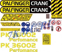 Комплект наклеек для КМУ Palfinger PK36002