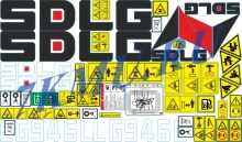 Наклейки для погрузчика SDLG LG946L