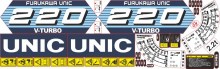 Комплект наклеек для КМУ Unic 220