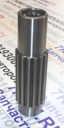 Вал коробки отбора мощности КМУ, L-118 мм (13 шлицев)