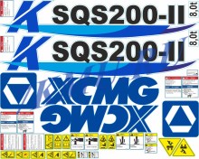 Набор стикеров на КМУ XCMG К SQS200-II