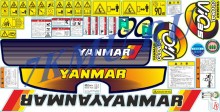 Стикеры для экскаватора Янмар ViO35